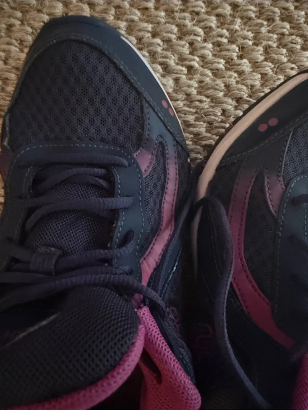 Ryka Navy and Magenta Athletic Sneakers for Women